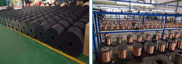 Plastic bobbin spool wire coil for cable wires