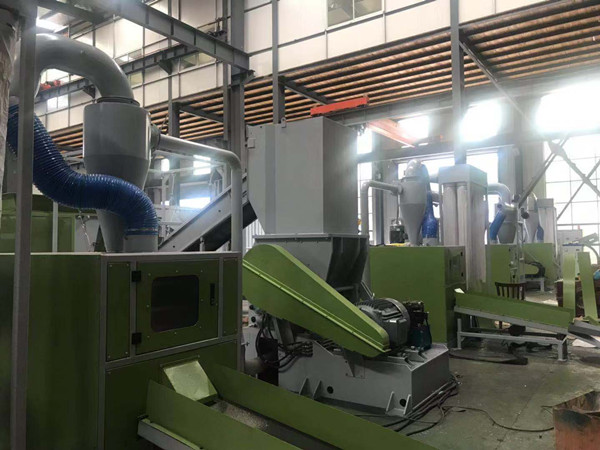 Scrap cable wire recycling production line ship to Algeria