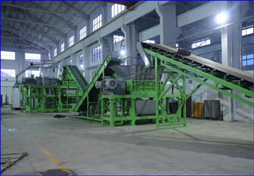 Waste tyre recycling plant rubber crumb machine
